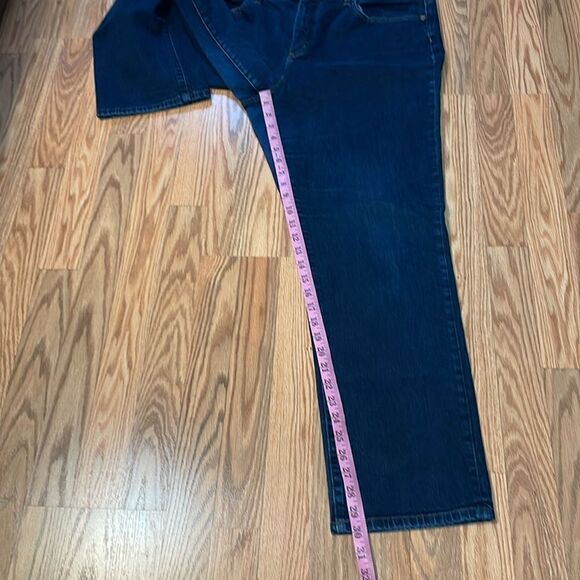 LRL Lauren Jeans, Straight cut, Stretchy, dark blue, 16 - Picture 4 of 8